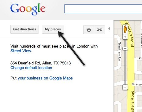 Meine Orte Google Maps