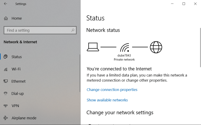 Ihre Internetverbindung