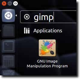 Öffnen Sie GIMP