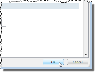 Closing the Word Options dialog box in Word 2007