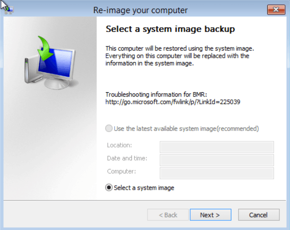 System iamge Backup