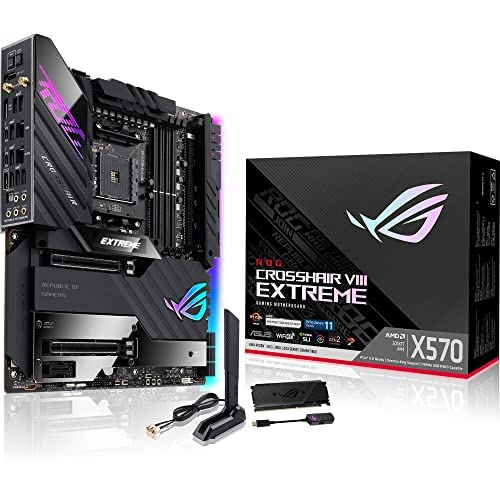 ASUS ROG Crosshair VIII Extreme AMD AM4 X570/X570S EATX Gaming Motherboard