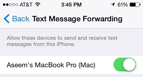 message forwarding mac