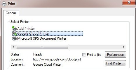 Cloud-Druckertreiber