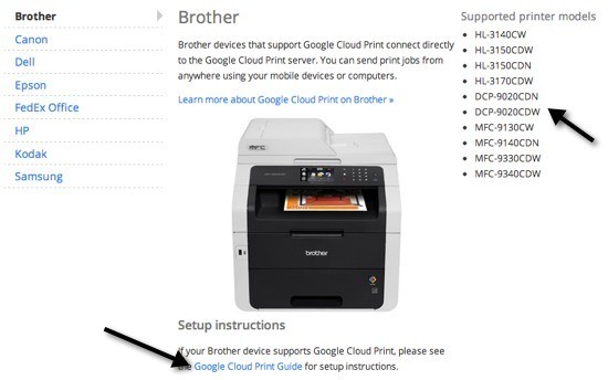 Cloud-fähige Drucker