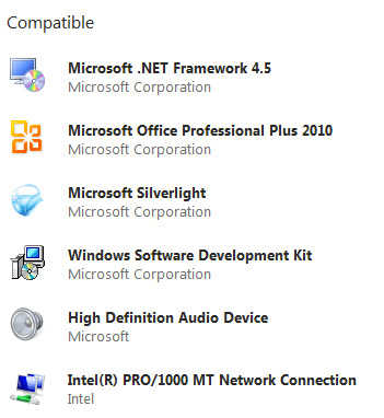 kompatible Software